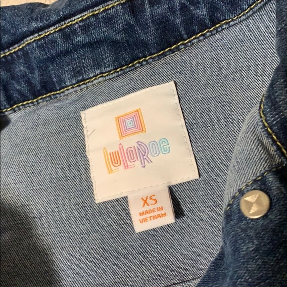 LuLa Roe Jean Jacket - Picture 2 of 3